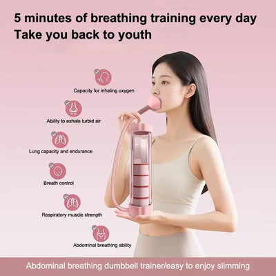 Breathing Exercise Device Abdominal Muscle Trainer 